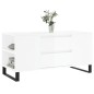 vidaXL Couchtisch Hochglanz-Weiß 102x44,5x50 cm Holzwerkstoff vidaXL Couchtisch Hochglanz-Weiß 102x44,5x50 cm Holzwerkstoff