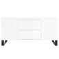 vidaXL Couchtisch Hochglanz-Weiß 102x44,5x50 cm Holzwerkstoff vidaXL Couchtisch Hochglanz-Weiß 102x44,5x50 cm Holzwerkstoff