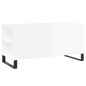 vidaXL Couchtisch Hochglanz-Weiß 102x44,5x50 cm Holzwerkstoff vidaXL Couchtisch Hochglanz-Weiß 102x44,5x50 cm Holzwerkstoff