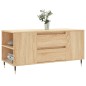 vidaXL Couchtisch Sonoma-Eiche 102x44,5x50 cm Holzwerkstoff vidaXL Couchtisch Sonoma-Eiche 102x44,5x50 cm Holzwerkstoff