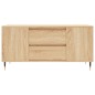 vidaXL Couchtisch Sonoma-Eiche 102x44,5x50 cm Holzwerkstoff vidaXL Couchtisch Sonoma-Eiche 102x44,5x50 cm Holzwerkstoff