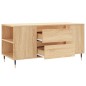 vidaXL Couchtisch Sonoma-Eiche 102x44,5x50 cm Holzwerkstoff vidaXL Couchtisch Sonoma-Eiche 102x44,5x50 cm Holzwerkstoff