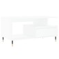 vidaXL Couchtisch Weiß 90x49x45 cm Holzwerkstoff vidaXL Couchtisch Weiß 90x49x45 cm Holzwerkstoff
