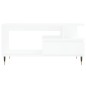 vidaXL Couchtisch Weiß 90x49x45 cm Holzwerkstoff vidaXL Couchtisch Weiß 90x49x45 cm Holzwerkstoff