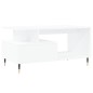 vidaXL Couchtisch Weiß 90x49x45 cm Holzwerkstoff vidaXL Couchtisch Weiß 90x49x45 cm Holzwerkstoff