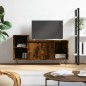 vidaXL TV-Schrank Räuchereiche 100x35x55 cm Holzwerkstoff vidaXL TV-Schrank Räuchereiche 100x35x55 cm Holzwerkstoff