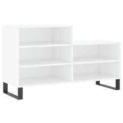 vidaXL Schuhregal Weiß 102x36x60 cm Holzwerkstoff