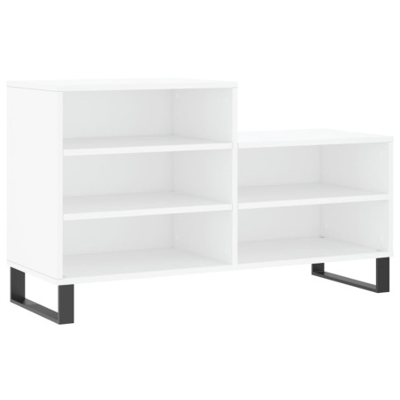 vidaXL Schuhregal Weiß 102x36x60 cm Holzwerkstoff