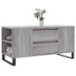 vidaXL Couchtisch Grau Sonoma 102x44,5x50 cm Holzwerkstoff vidaXL Couchtisch Grau Sonoma 102x44,5x50 cm Holzwerkstoff