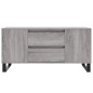 vidaXL Couchtisch Grau Sonoma 102x44,5x50 cm Holzwerkstoff vidaXL Couchtisch Grau Sonoma 102x44,5x50 cm Holzwerkstoff