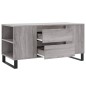 vidaXL Couchtisch Grau Sonoma 102x44,5x50 cm Holzwerkstoff vidaXL Couchtisch Grau Sonoma 102x44,5x50 cm Holzwerkstoff