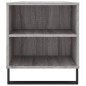 vidaXL Couchtisch Grau Sonoma 102x44,5x50 cm Holzwerkstoff vidaXL Couchtisch Grau Sonoma 102x44,5x50 cm Holzwerkstoff