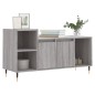 vidaXL TV-Schrank Grau Sonoma 100x35x55 cm Holzwerkstoff vidaXL TV-Schrank Grau Sonoma 100x35x55 cm Holzwerkstoff