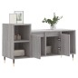 vidaXL TV-Schrank Grau Sonoma 100x35x55 cm Holzwerkstoff vidaXL TV-Schrank Grau Sonoma 100x35x55 cm Holzwerkstoff