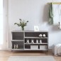 vidaXL Schuhregal Grau Sonoma 102x36x60 cm Holzwerkstoff vidaXL Schuhregal Grau Sonoma 102x36x60 cm Holzwerkstoff