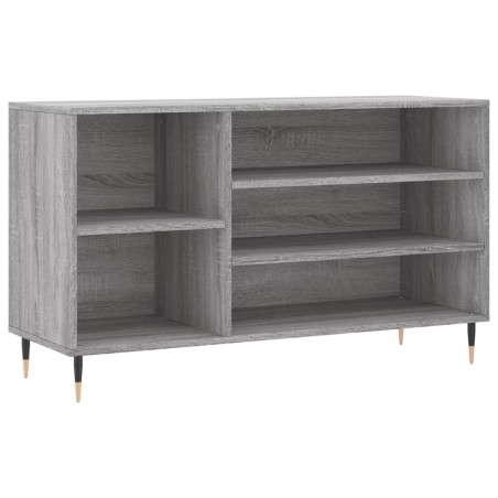 vidaXL Schuhregal Grau Sonoma 102x36x60 cm Holzwerkstoff