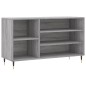 vidaXL Schuhregal Grau Sonoma 102x36x60 cm Holzwerkstoff vidaXL Schuhregal Grau Sonoma 102x36x60 cm Holzwerkstoff
