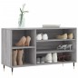 vidaXL Schuhregal Grau Sonoma 102x36x60 cm Holzwerkstoff vidaXL Schuhregal Grau Sonoma 102x36x60 cm Holzwerkstoff