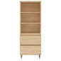 vidaXL Highboard Sonoma-Eiche 40x36x110 cm Holzwerkstoff vidaXL Highboard Sonoma-Eiche 40x36x110 cm Holzwerkstoff