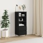 vidaXL Highboard Schwarz 40x36x110 cm Holzwerkstoff vidaXL Highboard Schwarz 40x36x110 cm Holzwerkstoff