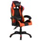 vidaXL Gaming-Stuhl mit RGB LED-Leuchten Orange und Schwarz Kunstleder vidaXL Gaming-Stuhl mit RGB LED-Leuchten Orange und Schwarz Kunstleder