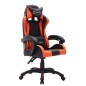 vidaXL Gaming-Stuhl mit RGB LED-Leuchten Orange und Schwarz Kunstleder vidaXL Gaming-Stuhl mit RGB LED-Leuchten Orange und Schwarz Kunstleder