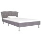 vidaXL Bettgestell Hellgrau Stoff 90×200 cm vidaXL Bettgestell Hellgrau Stoff 90×200 cm