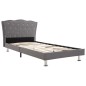 vidaXL Bettgestell Hellgrau Stoff 90×200 cm vidaXL Bettgestell Hellgrau Stoff 90×200 cm