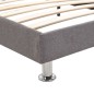 vidaXL Bettgestell Hellgrau Stoff 90×200 cm vidaXL Bettgestell Hellgrau Stoff 90×200 cm