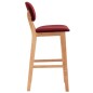 vidaXL Barhocker 2 Stk. Weinrot Stoff vidaXL Barhocker 2 Stk. Weinrot Stoff