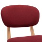 vidaXL Barhocker 2 Stk. Weinrot Stoff vidaXL Barhocker 2 Stk. Weinrot Stoff