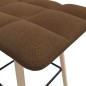 vidaXL Barhocker 2 Stk. Braun Stoff vidaXL Barhocker 2 Stk. Braun Stoff