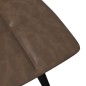 vidaXL Barhocker Dunkelbraun Kunstleder vidaXL Barhocker Dunkelbraun Kunstleder