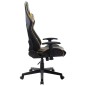vidaXL Gaming-Stuhl Schwarz und Golden Kunstleder vidaXL Gaming-Stuhl Schwarz und Golden Kunstleder