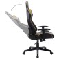 vidaXL Gaming-Stuhl Schwarz und Golden Kunstleder vidaXL Gaming-Stuhl Schwarz und Golden Kunstleder