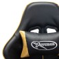 vidaXL Gaming-Stuhl Schwarz und Golden Kunstleder vidaXL Gaming-Stuhl Schwarz und Golden Kunstleder