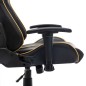 vidaXL Gaming-Stuhl Schwarz und Golden Kunstleder vidaXL Gaming-Stuhl Schwarz und Golden Kunstleder
