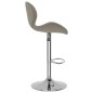 vidaXL Barhocker 2 Stk. Hellgrau Samt vidaXL Barhocker 2 Stk. Hellgrau Samt