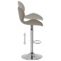 vidaXL Barhocker 2 Stk. Hellgrau Samt vidaXL Barhocker 2 Stk. Hellgrau Samt