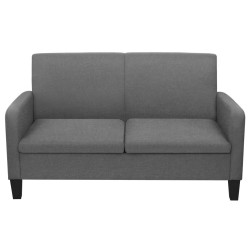 vidaXL 2-Sitzersofa 135 x 65 x76 cm Dunkelgrau