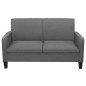 vidaXL 2-Sitzersofa 135 x 65 x76 cm Dunkelgrau vidaXL 2-Sitzersofa 135 x 65 x76 cm Dunkelgrau