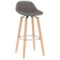 vidaXL Barhocker 2 Stk. Hellgrau Stoff vidaXL Barhocker 2 Stk. Hellgrau Stoff