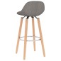 vidaXL Barhocker 2 Stk. Hellgrau Stoff vidaXL Barhocker 2 Stk. Hellgrau Stoff