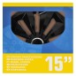 ProPlus Radzierblenden Fox 4 Stk. Schwarz 15" ProPlus Radzierblenden Fox 4 Stk. Schwarz 15"