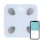 Livoo Intelligente Körperanalysewaage mit Bluetooth 28x28x2,4 cm Weiß Livoo Intelligente Körperanalysewaage mit Bluetooth 28x28x2,4 cm Weiß