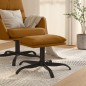 vidaXL Fußhocker Braun 60x60x36 cm Samt vidaXL Fußhocker Braun 60x60x36 cm Samt