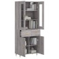 vidaXL Highboard Grau Sonoma 69,5x34x180 cm Holzwerkstoff vidaXL Highboard Grau Sonoma 69,5x34x180 cm Holzwerkstoff