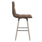 vidaXL Barhocker 2 Stk. Taupe Stoff vidaXL Barhocker 2 Stk. Taupe Stoff