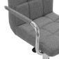 vidaXL Barhocker 2 Stk. Hellgrau Stoff vidaXL Barhocker 2 Stk. Hellgrau Stoff