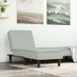 vidaXL Chaiselongue Hellgrau Samt vidaXL Chaiselongue Hellgrau Samt